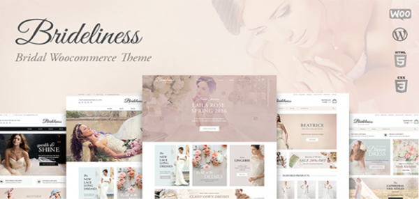 Brideliness - Wedding Shop WordPress WooCommerce Theme  1.0.14