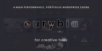 Eurybia – Creative Portfolio WP Theme 1.0