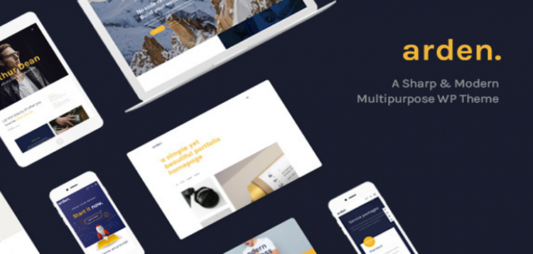 Arden - A Sharp & Modern Multipurpose WordPress Theme 2.1.0 | WordPress ...