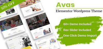 Avas | Multi-Purpose Elementor WordPress Theme 6.3.25