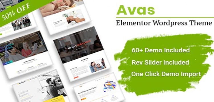 Avas | Multi-Purpose Elementor WordPress Theme 6.3.3.2