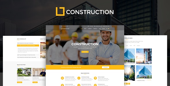 Construction - Business & Building Company WordPress Theme 1.1.0