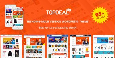 TopDeal - Multi Vendor Marketplace WooCommerce WordPress Theme (Mobile Layouts Ready) 2.3.2