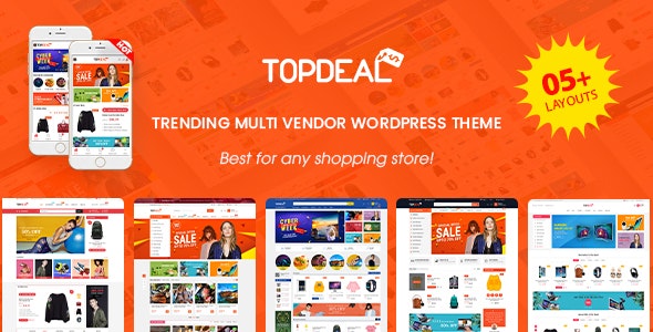 TopDeal - Multi Vendor Marketplace WooCommerce WordPress Theme (Mobile Layouts Ready) 2.3.30