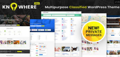 Knowhere Pro - Multipurpose Classified Directory WordPress Theme 1.4.4