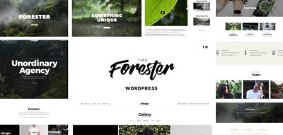 Elementor Portfolio Theme - The Forester  1.4.9