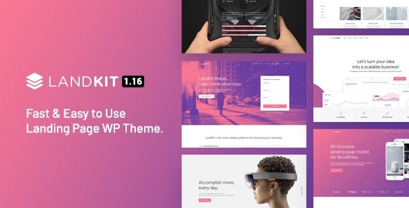 Landkit - WordPress Landing Page Theme 1.13