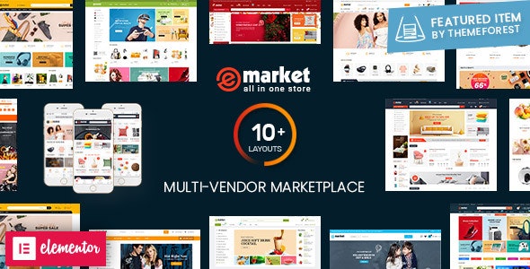 eMarket - All-in-One Multi Vendor MarketPlace Elementor WordPress Theme 5.3.0 eMarket - All-in-One Multi Vendor MarketPlace Elementor WordPress Theme 5.3.0