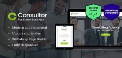 Consultor | A Business Financial Advisor WordPress Theme 1.2.4