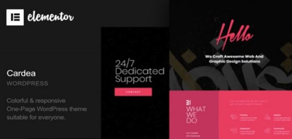 Cardea - Elementor One Page WordPress Theme 2.0 Cardea - Elementor One Page WordPress Theme 2.0