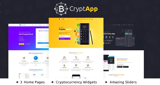 CryptApp - Landing Page 2.3