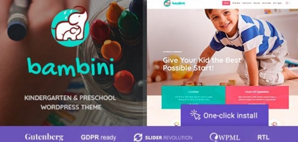 Bambini - Kindergarten & Pre-School Theme 1.3.2 Bambini - Kindergarten & Pre-School Theme 1.3.2