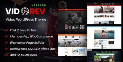 VidoRev - Video WordPress Theme 2.9.9.9.9.9