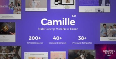 Camille – Multi-Concept WordPress Theme 1.0.1