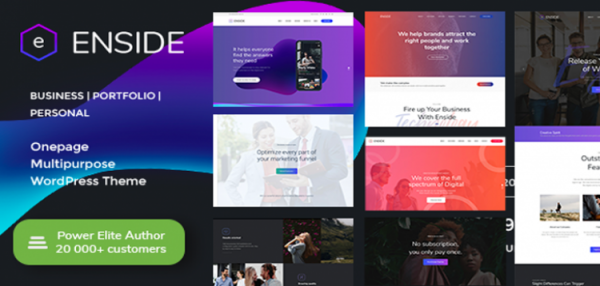 Enside - Multipurpose Onepage WordPress Theme 1.2.1