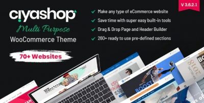 CiyaShop - Responsive Multi-Purpose WooCommerce WordPress Theme  4.14.0