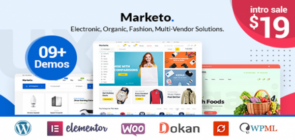 Marketo - ECommerce & Multivendor A Woocommerce WordPress Theme 5.2.0