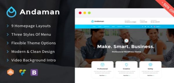 Andaman - Creative & Business WordPress Theme 1.1.1 Andaman - Creative & Business WordPress Theme 1.1.1