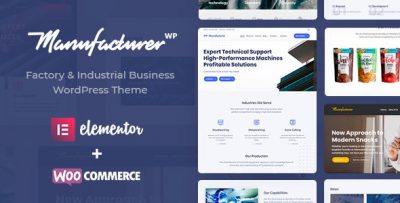 Manufacturer - Factory and Industrial WordPress Theme 1.1.7