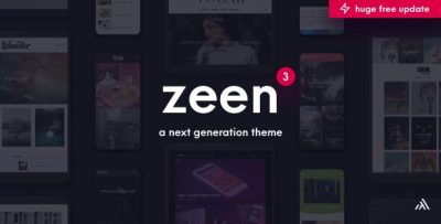 Zeen | Next Generation Magazine WordPress Theme 4.2.2