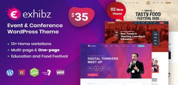Exhibz | Event Conference WordPress Theme 2.2.8 Exhibz | Event Conference WordPress Theme 2.2.8