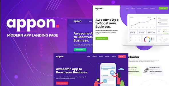 Appon - App & SaaS Software Theme  1.2.2