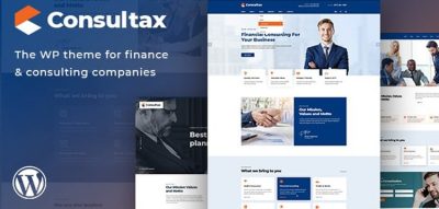 Consultax - Financial & Consulting WordPress Theme 1.0.8
