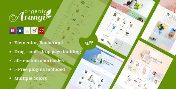 Arangi - Organic WooCommerce Theme  1.3.8
