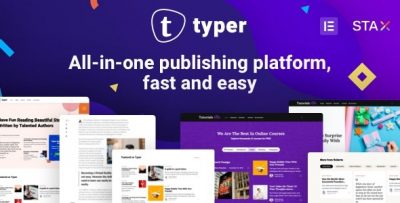 Typer - Amazing Blog and Multi Author Publishing Theme 1.9.7