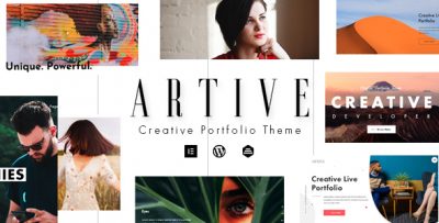 Artive - Creative Portfolio Theme  1.0.0