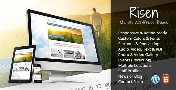 Risen – Church WordPress Theme Responsive 2.6