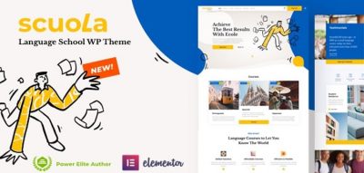 Scuola - Language School WordPress Elementor 7.3