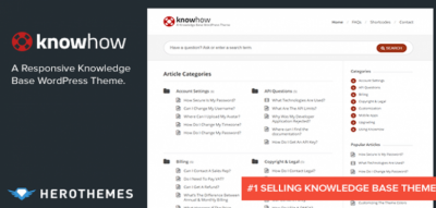 KnowHow - A Knowledge Base WordPress Theme 1.1.20