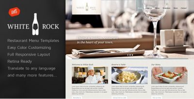 White Rock – Restaurant & Winery Theme 3.3