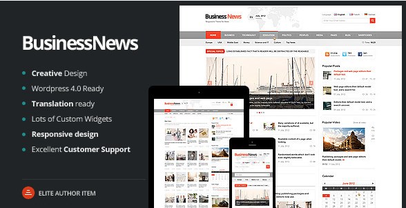 Business News – Responsive Magazine News Blog  1.5.0