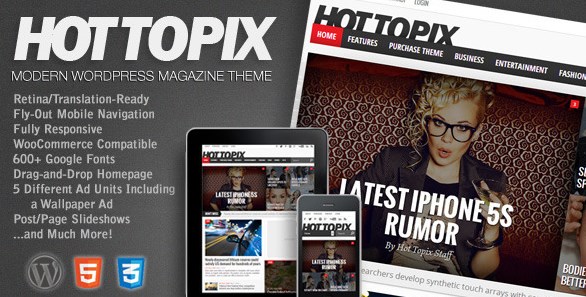 Hot Topix – Modern WordPress Magazine Theme 3.03.0