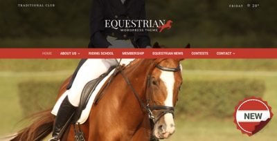 Equestrian – Horses & Stables WordPress Theme  4.4.3