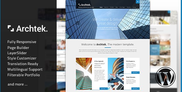 Archtek – Responsive Modern WordPress Theme 2.0.4