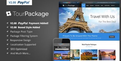 Tour Package – WordPress Travel Tour Theme 2.10