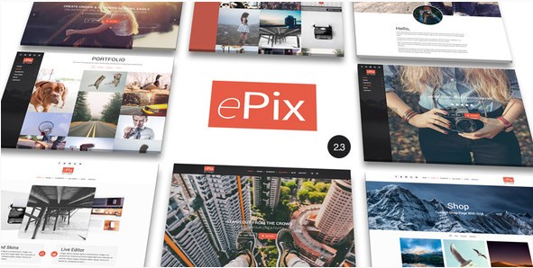 ePix – Fullscreen Photography WordPress Theme  2.3
