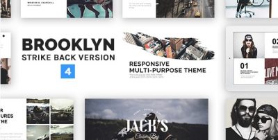 Brooklyn – Responsive Multi-Purpose WordPress Theme 4.9.7.6