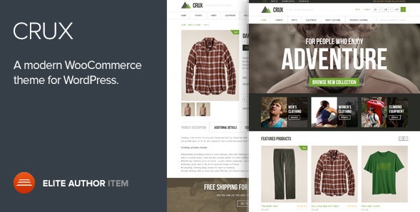 Crux – A Modern And Lightweight WooCommerce Theme  2.0.0