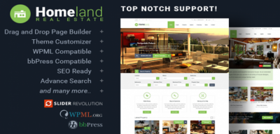 Homeland - Responsive Real Estate Theme for WordPress 3.3.0