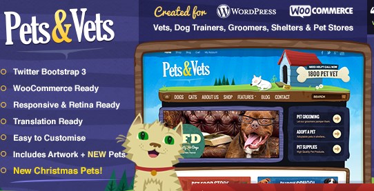 Pets & Vets – WordPress & WooCommerce 2.2