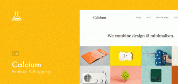 Calcium - Minimalist Portfolio & Blogging Theme 1.4 Calcium - Minimalist Portfolio & Blogging Theme 1.4