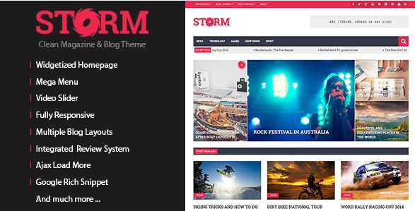 Storm – Clean Magazine & Blog Theme 1.3.2