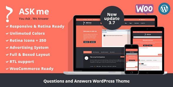 Ask Me – Responsive Questions & Answers WordPress 6.9.8