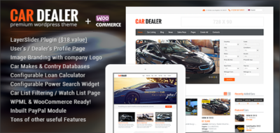 Car Dealer Automotive WordPress Theme – Responsive 1.5.10