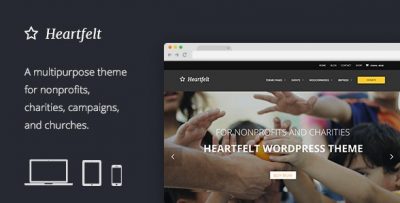 Heartfelt – Humanitarian Responsive WordPress Theme 2.6.3