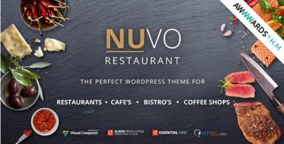 NUVO – Cafe & Restaurant WordPress Theme 6.0.9